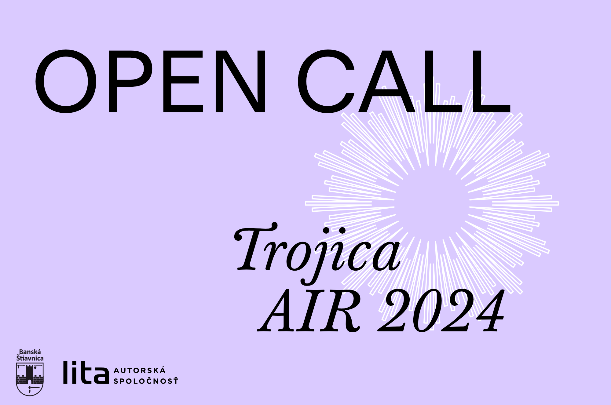 Article RESULTS OF THE TRINITY AIR 2024 OPEN CALL Slovak Literary   Trojica Air Web 2024 2 