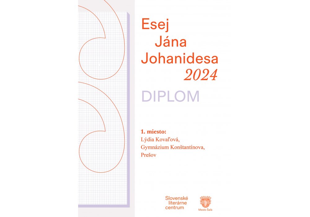 Prinášame víťazný text súťaže Esej Jána Johanidesa 2024 - 0